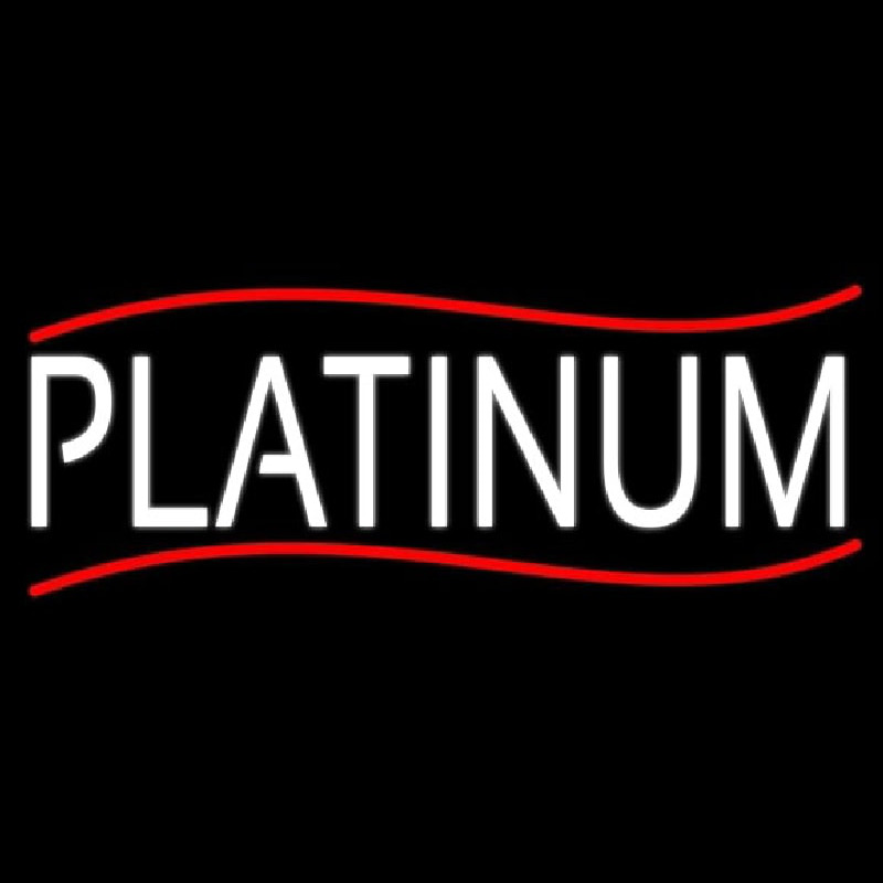 White We Buy Platinum Neon Sign