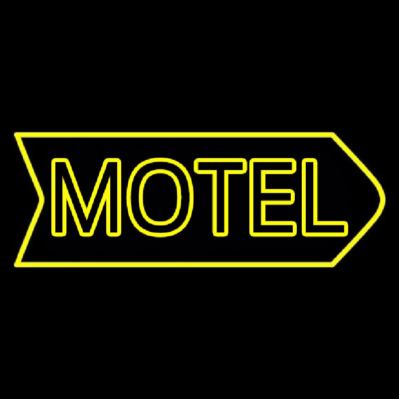 Yellow Double Stroke Neon Sign