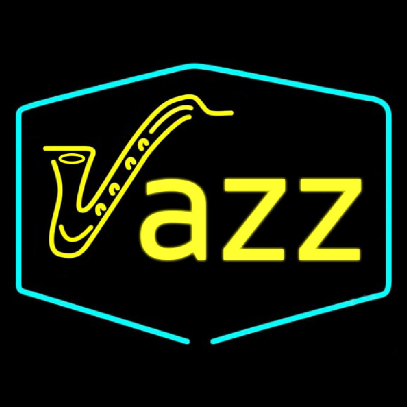 Yellow Jazz Room Neon Sign