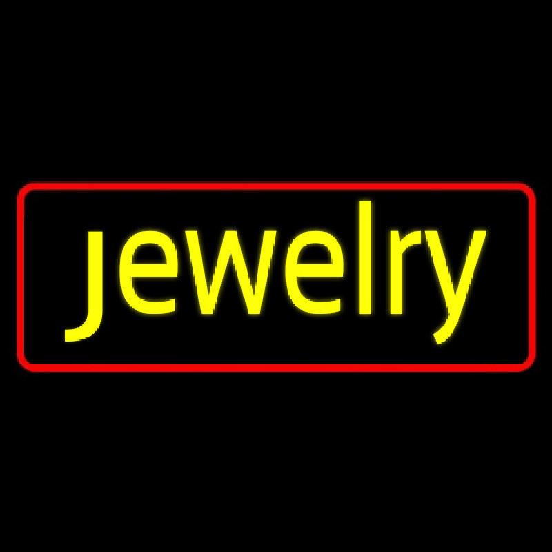 Yellow Jewelry Neon Sign