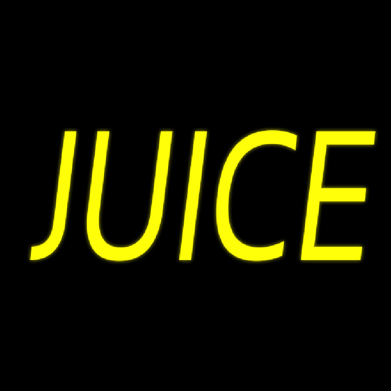 Yellow Juice Neon Sign