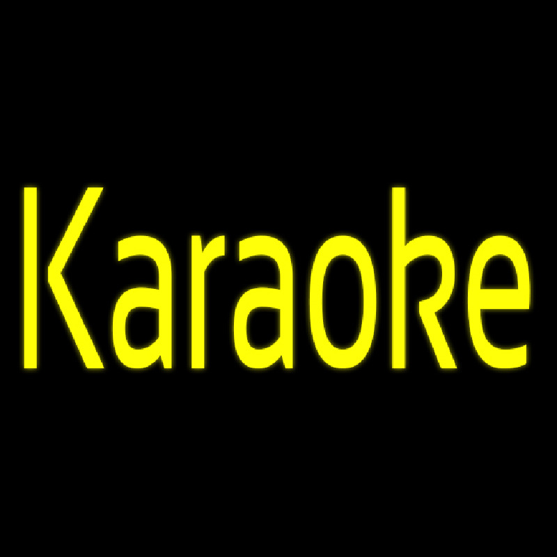 Yellow Karaoke 1 Neon Sign