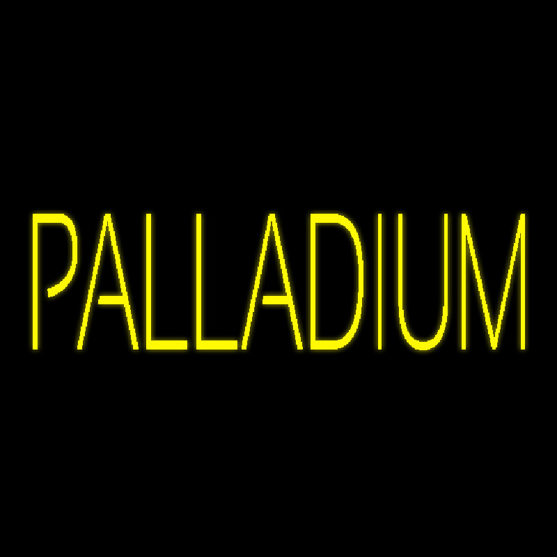 Yellow Palladium Neon Sign
