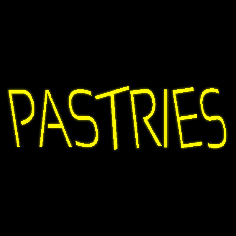 Yellow Pastries Neon Sign