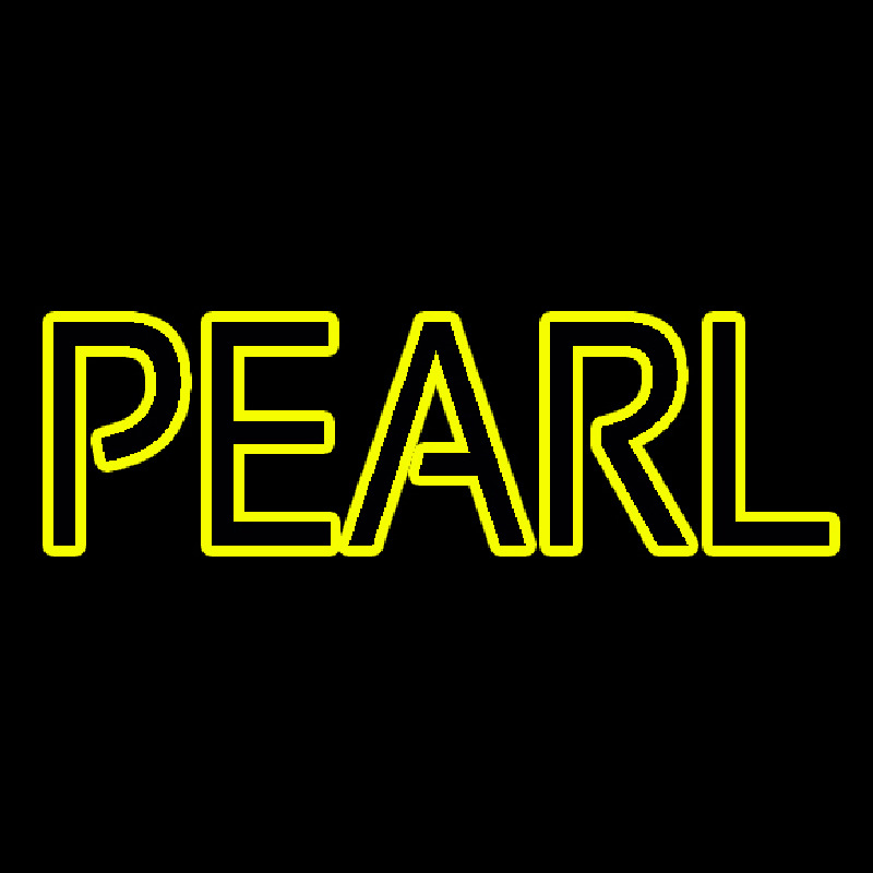 Yellow Pearl Neon Sign