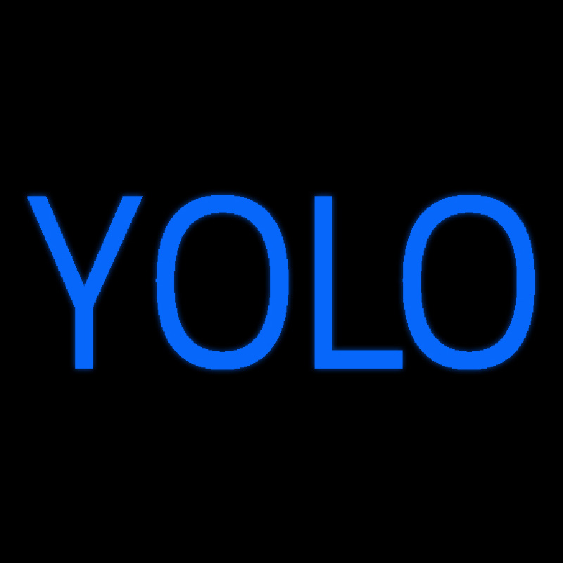 Yolo Neon Sign
