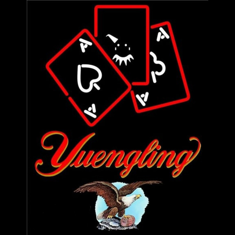 Yuengling Ace And Poker Beer Sign Neon Sign