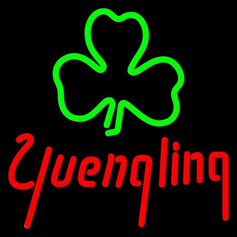Yuengling Green Clover Beer Sign Neon Sign