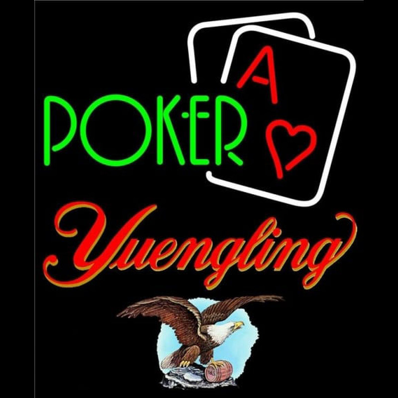 Yuengling Green Poker Beer Sign Neon Sign