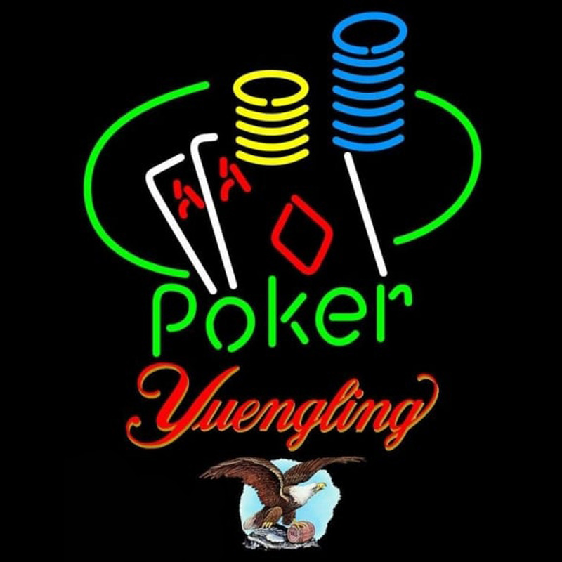 Yuengling Poker Ace Coin Table Beer Sign Neon Sign