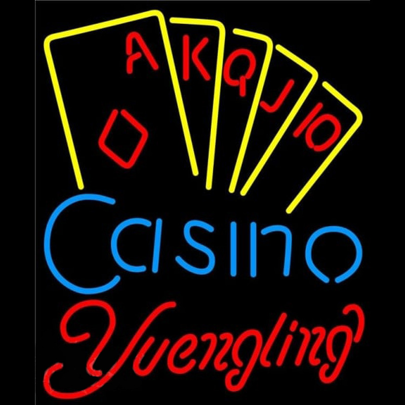 Yuengling Poker Casino Ace Series Beer Sign Neon Sign