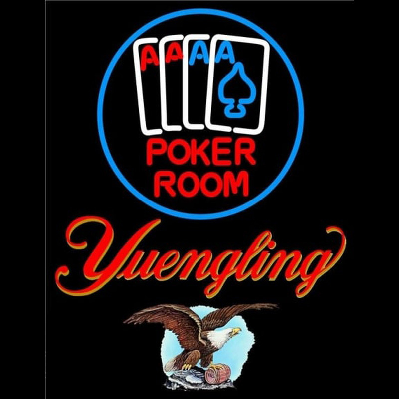 Yuengling Poker Room Beer Sign Neon Sign