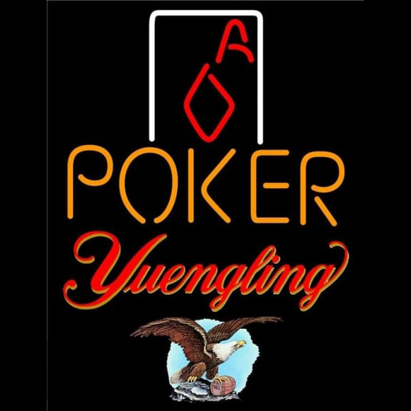 Yuengling Poker Squver Ace Beer Sign Neon Sign