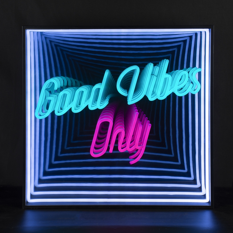 Good Vibes Only 3d Infinity Led Neon Sign Neonsignsus Com Good Vibes Only 3d Infinity Led Neon Sign Neonsignsus Com