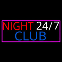 24 7 Night Club Neon Sign