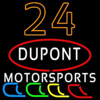 24 Dupont NASCAR Neon Sign