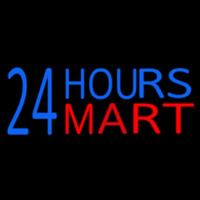 24 Hours Mini Mart Neon Sign