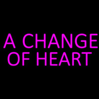 A Change Of Heart Neon Sign