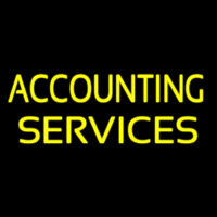 Accounting Service 3 Neon Sign