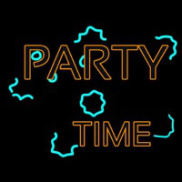 And Party Time 1 Neon Sign