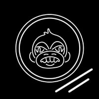 Angry Monkey Neon Sign