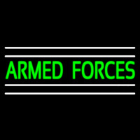 Armed Forces Neon Sign