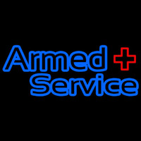 Armed Service Neon Sign