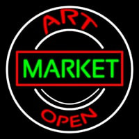 Art Market Open 1 Neon Sign