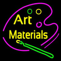 Art Materials Neon Sign