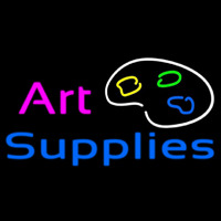 Art Supplies Neon Sign