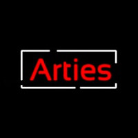 Arties With Border Neon Sign