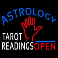 Astrology Tarot Readings Open Neon Sign