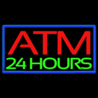 Atm 24 Hours Neon Sign