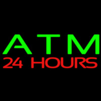 Atm 24 Hours Neon Sign