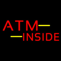 Atm Inside Block Neon Sign