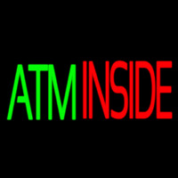 Atm Inside Block Neon Sign