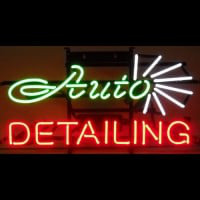 Auto Detailing Neon Sign