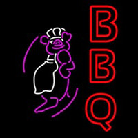 BBQ Pig Neon Sign