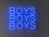 BOYS BOYS BOYS Neon Sign