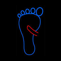 Back Foot Rub Neon Sign