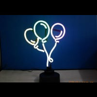 Ballon Desktop Neon Sign