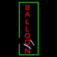 Balloon Vertical Neon Sign
