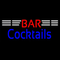 Bar Cocktails Real Neon Glass Tube Neon Sign