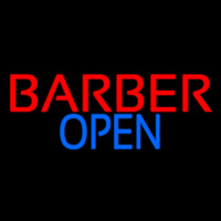 Barber Open Neon Sign