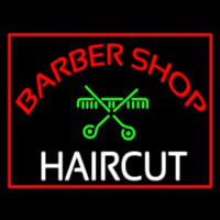 Barbershop Haircut Neon Sign