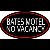 Bates Motel No Vacancy Neon Sign