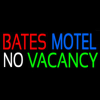 Bates Motel No Vacancy Neon Sign