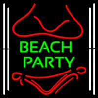 Beach Party 1 Neon Sign