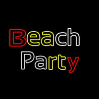 Beach Party Multicolor Neon Sign