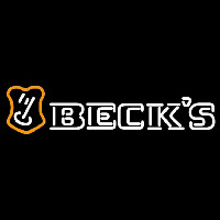 Beck Orange Border Key Label Beer Sign Neon Sign